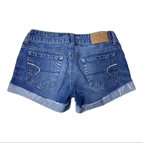American Eagle Jean Shorts Daisy Dukes Size 2 - Picture 2 of 8